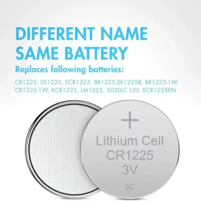 5x Pila de boton bateria original Litio CR1225 3V Koonenda - Imagen 5