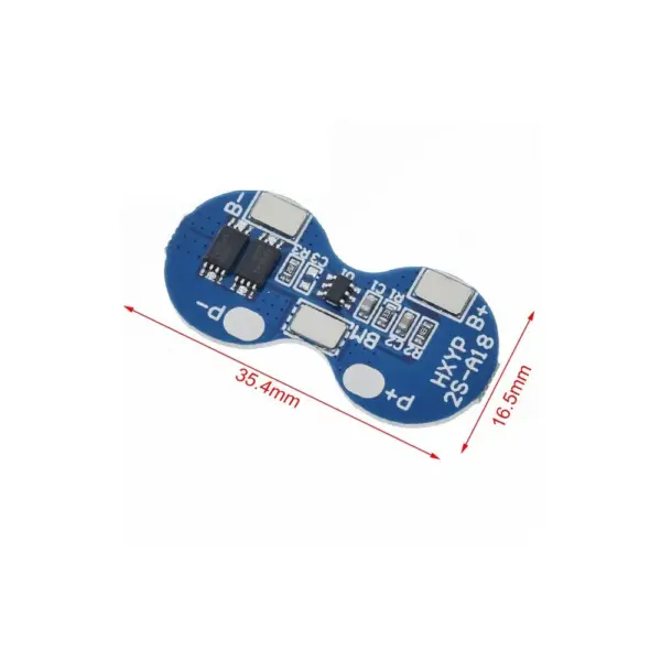 BMS 2s 4A Modulo cargador bateria litio 18650 7,4 V/8,4 V - Imagen 2