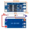 BMS 2s 20A Modulo cargador bateria litio 18650 7,4 V/8,4 V - Imagen 3