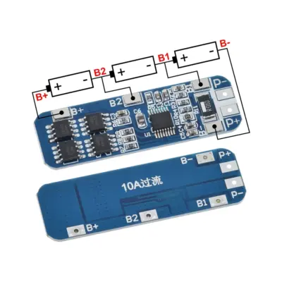 BMS 3s 10A Modulo proteccion bateria litio 18650 11,1V 12,6V HX-3S-03 - Imagen 2