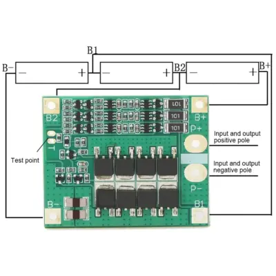 BMS 3s 25A Modulo proteccion bateria litio 18650 HX-3S-FL25A-A Balanceada - Imagen 5