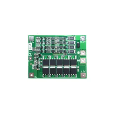BMS 4s 40A (Balanced version) Modulo proteccion bateria litio 18650 16.8V - 18.1V