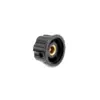 Perilla MF-A03 21mm Negra Plateada para Potenciometro Encoder Rotatorio - Imagen 2