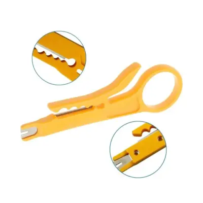 Cutter Herramienta IDC Mini alicate pelacables para cable bolsillo UTP - Imagen 3