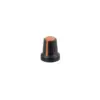 POTENCIOMETRO LINEAL DOBLE B100K OHM 0,5W 15MM 6 PIN + PERILLA NARANJA - Imagen 3