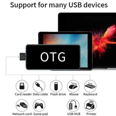 Adaptador Universal Usb a tipo C Transmisor USB Tipo C Macho a USB Hembra NEGRO - Imagen 5