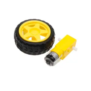 Motor Con Rueda Y Reductora Arduino Smart Car Robot