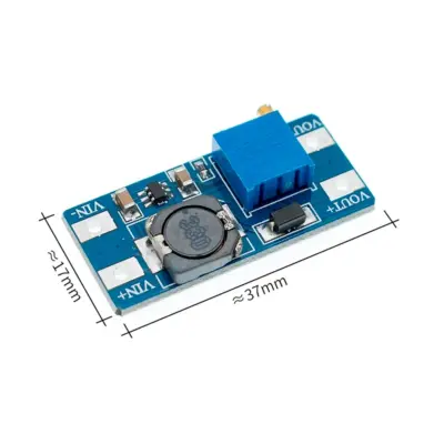 Regulador Elevador De Voltaje Mt3608, Ajustable Entrada 2 Vcc A 24 Vcc - Imagen 4