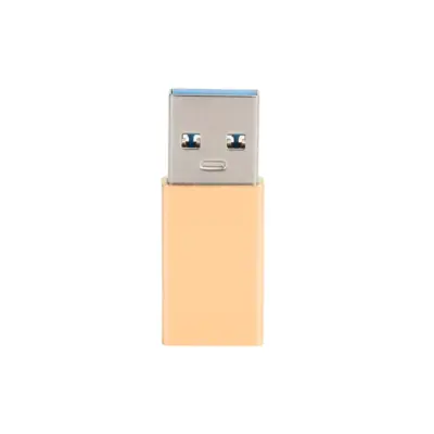 Adaptador USB Tipo C 3.1 a Usb Macho Color Bronce - Imagen 4