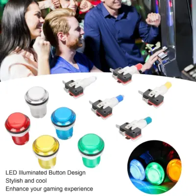 Pulsador Arcade 24mm con led - Imagen 9