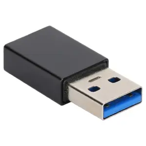 Adaptador USB Tipo C 3.1 a Usb Macho Negro
