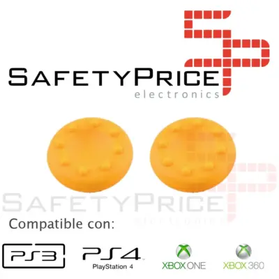 2X FUNDA MANDO PS3 PS4 XBOX ONE 360 GOMAS JOYSTICK THUMB GRIPS BOTONES SILICONA - Imagen 7