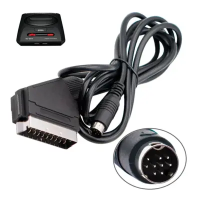 Cable Rgb Megadrive Model 2 Mega Drive Scart Pal