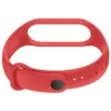 Correa Repuesto Pulsera Goma Brazalete Compatible Mi Band 7 6 5 Amazfit 5 Rojo - Imagen 2