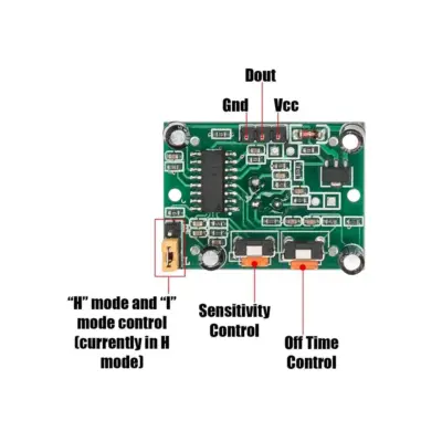 Hcsr501 Modulo Sensor De Movimiento Pir Hc-sr501 - Imagen 4