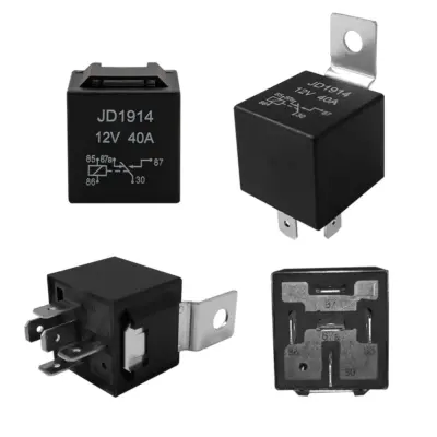 Rele de Conmutacion automotriz 12V 40A 5-Pin con soporte de enchufe - Imagen 2