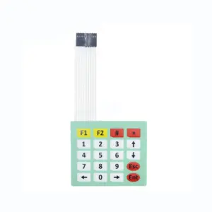 TECLADO MEMBRANA 4×5 teclas con adhesivo – Matrix Keypad Keyboard Key Arduino