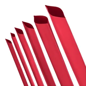 1 METRO FUNDA TERMORETRACTIL ROJO 18 mm