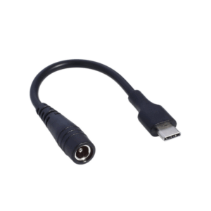 Cable de carga adaptador conector DC 5.5 x 2.1 mm hembra a USB tipo C macho