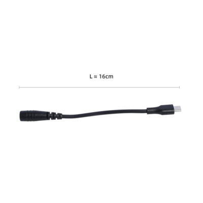 Cable de carga adaptador conector DC 5.5 x 2.1 mm hembra a USB tipo C macho - Imagen 6