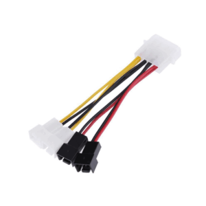 Cable adaptador Molex 4 pines a 3 pines ventilador PC 12V 5V refrigeracion CPU