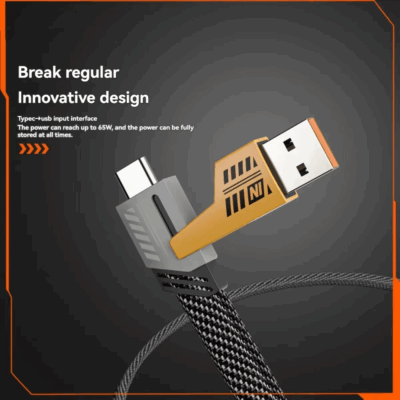 Cable Carga Super Rapida 4 en 1 USB C 65W PD27W Compatible iPad Samsung y Mas - Imagen 6