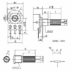 Potenciometro B100k Lineal 100k Ohm Kohm - Imagen 2