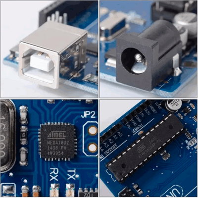 Uno R3 Rev3 Atmega328 16u2 100% Compatible Arduino Ultima Version Cable Incluido - Imagen 5