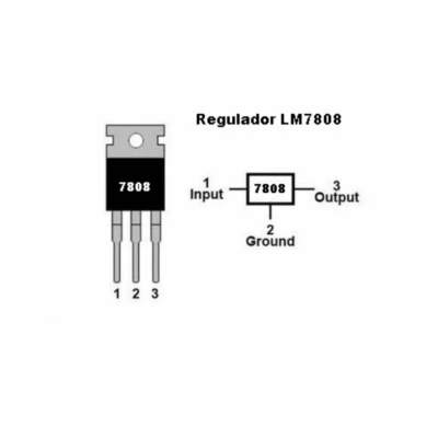 6 X Regulador Tension L7808cv Lm7808 7808 8v 1,5a - Voltage Regulator To-220 - Imagen 3