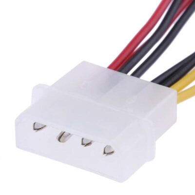 Cable adaptador Molex 4 pines a 3 pines ventilador PC 12V 5V refrigeracion CPU - Imagen 4