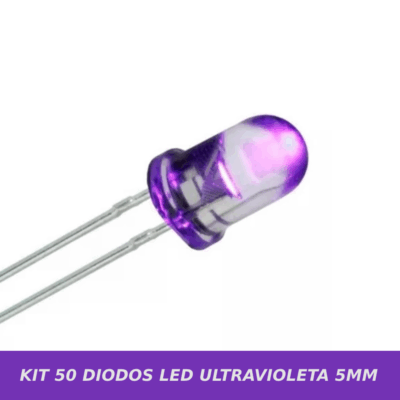 Kit 50 Diodos Led 5mm Uv Ultravioleta - Imagen 2