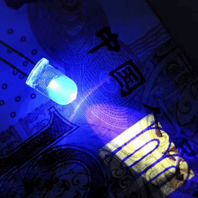 LED 5mm UV ultra brillo 20mA - Ultravioleta - Imagen 4