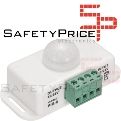 Detector Sensor Movimiento PIR Infrarrojo Interruptor con temporizador 12V-24V B