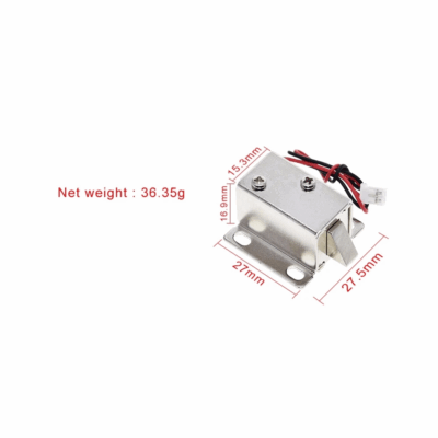 Cerradura Electromagnetica de lengueta LY-03 12V 350 mAh - Imagen 4