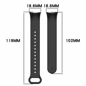 Correa Recambio Pulsera Actividad Xiaomi Mi band 8 Smartwatch Reloj NEGRO