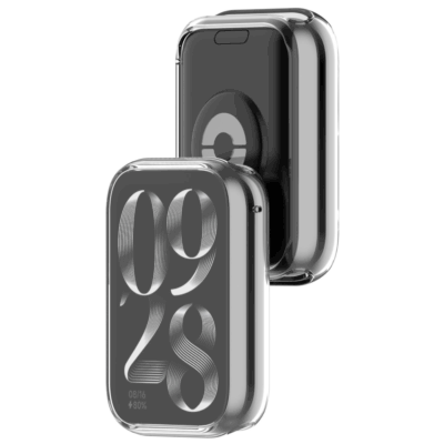 Funda carcasa protector pantalla completa TPU Xiaomi Mi Band 8 PRO transparente - Imagen 3