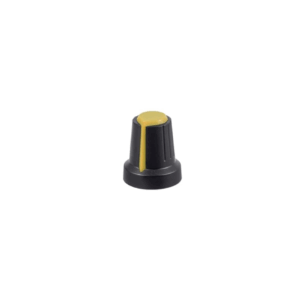 Perilla Knob para potenciometro AMARILLO
