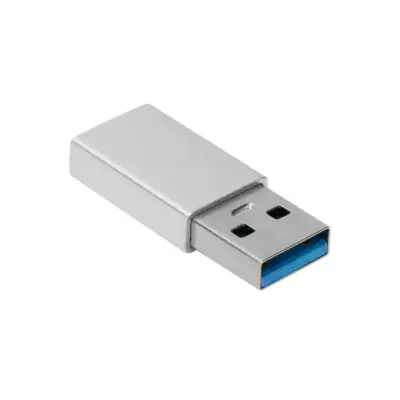 Adaptador USB Tipo C 3.1 a Usb Macho color PLATA - Imagen 2