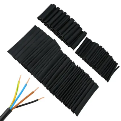 Surtido 127 PIEZAS Tubo Termoretractil de Color negro 7 DIAMETROS - Imagen 4