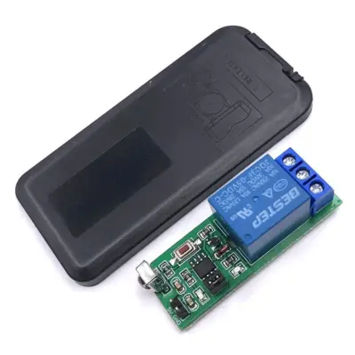 BESTEP Modulo de rele 1 canal 5V con control remoto infrarrojo - Imagen 2