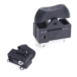 Interruptor basculante 3 posiciones secador de pelo  250V 10A SPDT 3 Pin NEGRO