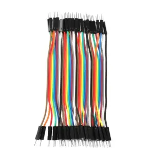 40 Cables Macho Macho 10cm Jumpers Dupont 2,54 Arduino Pic Protoboars