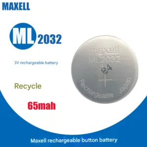Maxell Ml2032/ML 2032 pila Recargable