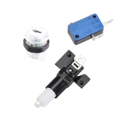 Pulsador Arcade Push Button Led Iluminado Bartop Stick Coin Player Monedas - Imagen 14
