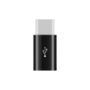 ADAPTADOR UNIVERSAL CABLE MICRO USB A TIPO C OTG NEGRO