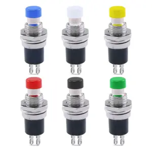Pulsador momentaneo redondo 7mm NO – 6 COLORES
