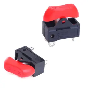 Interruptor basculante 3 posiciones secador de pelo  250V 10A SPDT 3 Pin ROJO