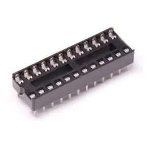 10x Zocalo Integrado 24 Pins Dip 24 Socket Doble Contacto