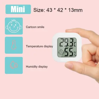 Mini Termostato Termometro Digital LCD 2 en 1 temperatura humedad - Imagen 3
