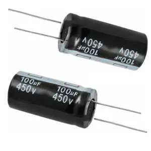 2x CONDENSADOR ELECTROLITICO 100uF 450v 105º C REF140.B